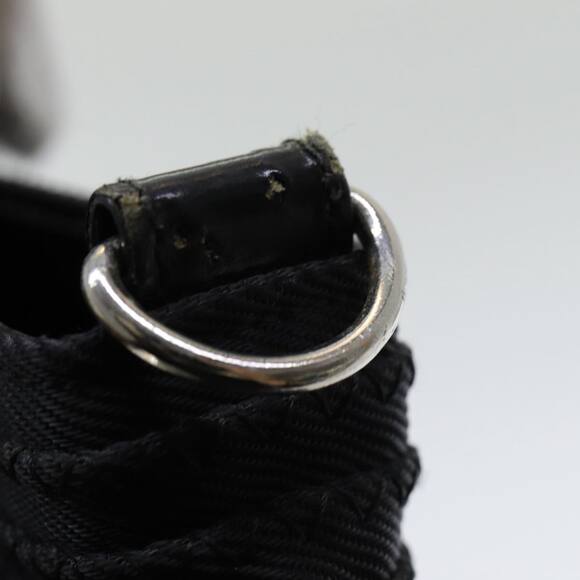 GUCCI Bamboo Hand Bag Nylon Black - Picture 10 of 16